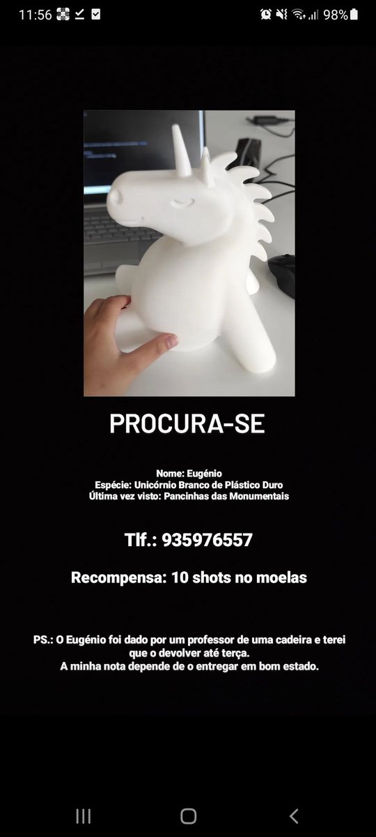 Malta perdemos o Eugénio for real 😭. Ajudem-nos a encontrá-lo, pfv!