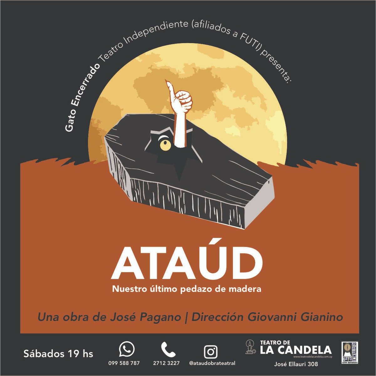 Después de 3 años vuelvo a pisar tablas 🙌❤️
Estreno 1ero de octubre.