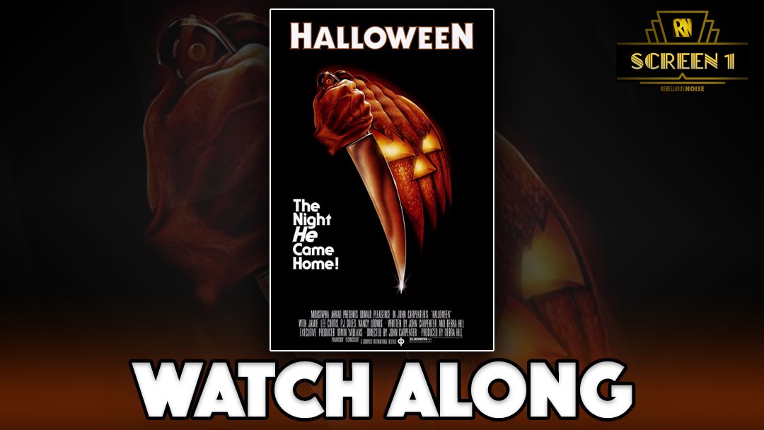RNScreen1's tweet photo. 🔴 LIVE SATURDAY 10PM BST (2PM PT/5PM ET)

🎃 Halloween (1978) Watch along 🔪

Join Scott and Rob as they watch this classic movie from start to finish, giving thoughts and opinions on each of the iconic slasher film’s scenes along the way 🍿

🎥 https://t.co/CUgnhboXju https://t.co/PenRvCGSz1