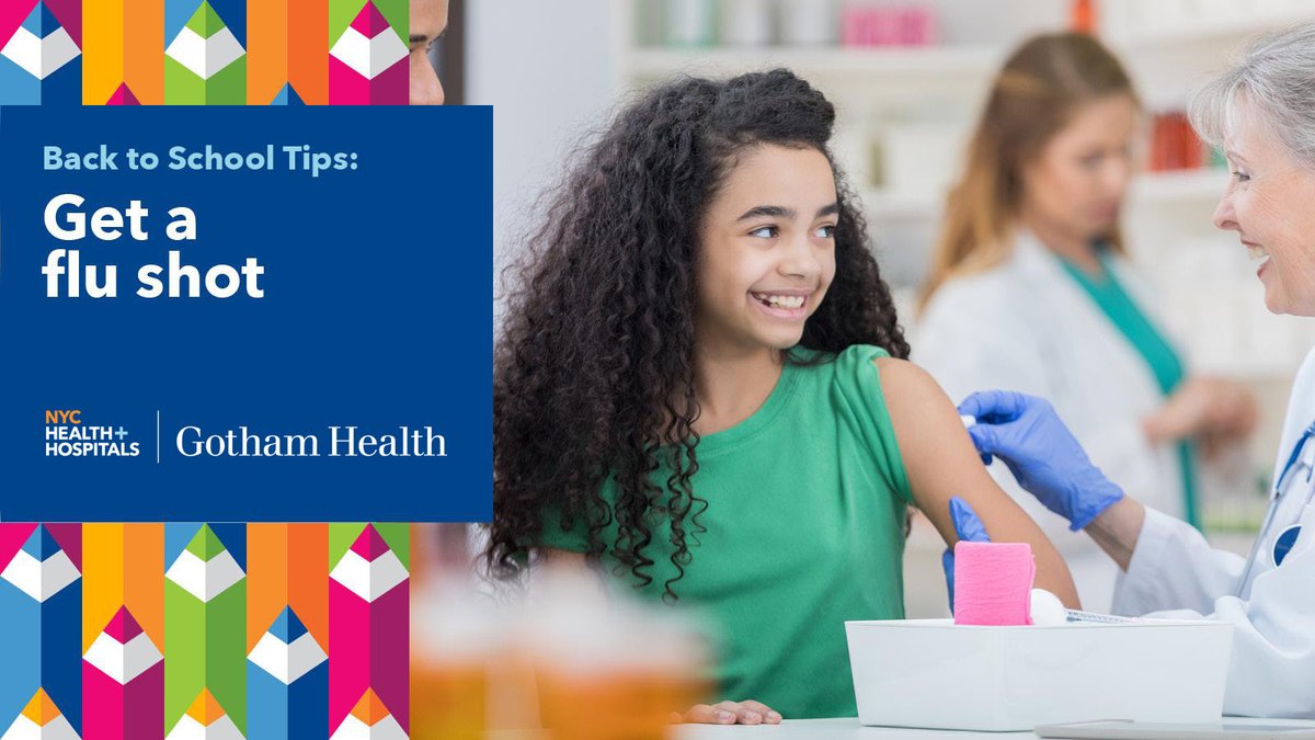 NYC Health + Hospitals/Gotham Health (@nycgothamhealth) on Twitter photo Getting your #FluShot during these times is still important, especially if you are going back to school. Keep yourself and others safe by getting your seasonal flu shot, and kick off the school year protected: on.nyc.gov/3Qqfryy <a href="/NYCHealthSystem/">NYC Health + Hospitals</a>
#BackToSchoolNYC Getting your #FluShot during these times is still important, especially if you are going back to school. Keep yourself and others safe by getting your seasonal flu shot, and kick off the school year protected: on.nyc.gov/3Qqfryy <a href="/NYCHealthSystem/">NYC Health + Hospitals</a>
#BackToSchoolNYC