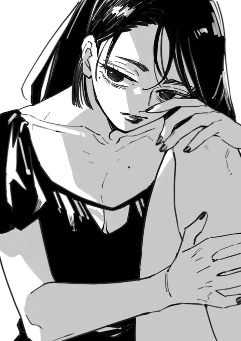 胸元にもほくろほしいよね 