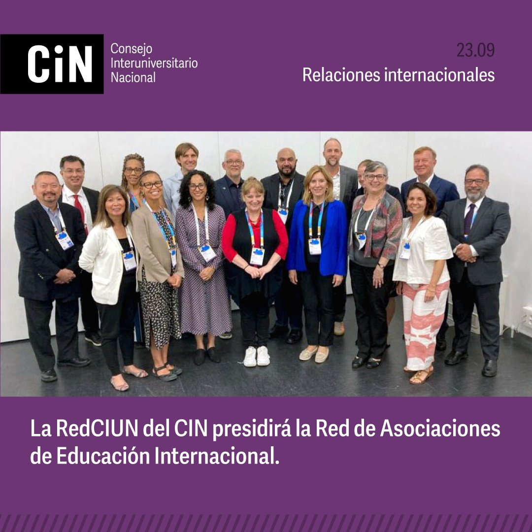 CINoficial's tweet photo. 🌐 La #RedCIUN presidirá la #NIEA 

La II asamblea anual de la Red de Asociaciones de Educación Internacional (NIEA) eligió a la Dra. Mirian Carballo, representante de la RedCIUN del @CINoficial en ese espacio y delegada de la UNC, como la nueva titular del organismo en 2023. https://t.co/tPFU2b31NW
