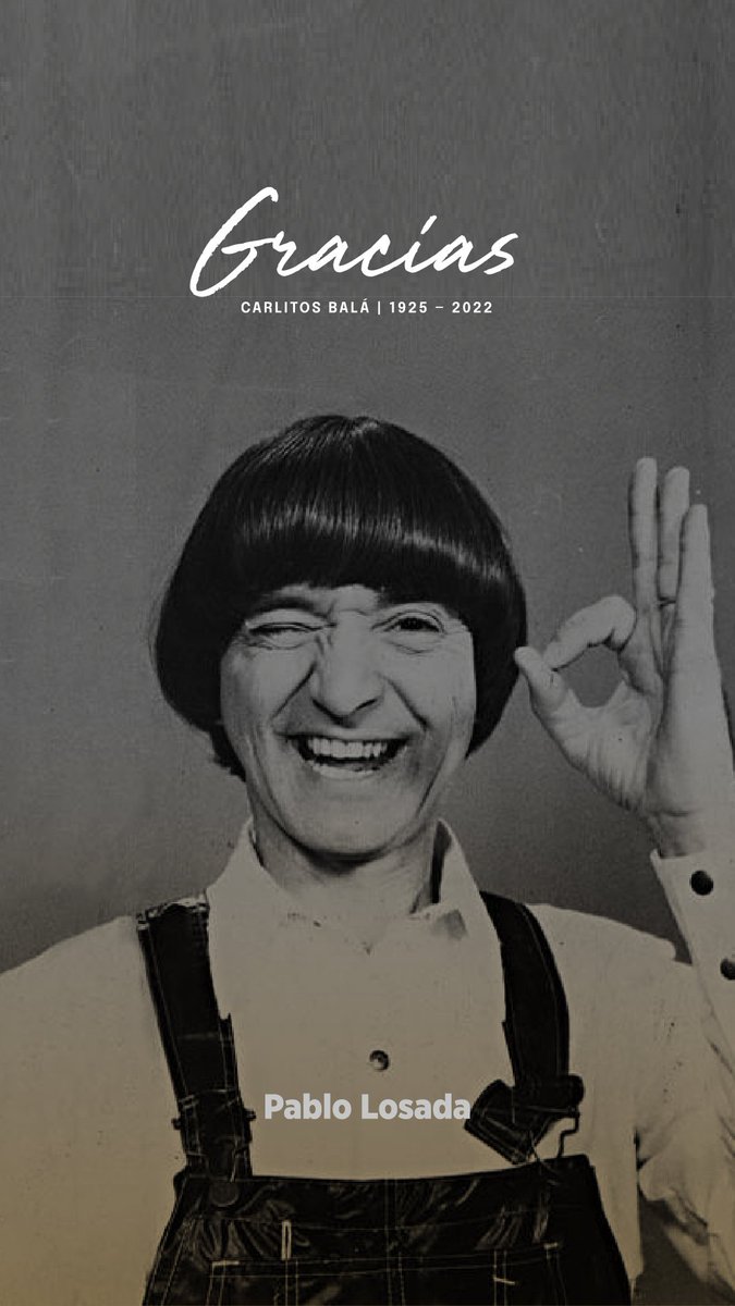 Muchas gracias Maestro... ❤

Por tanto talento, entrega y esa capacidad de llenarnos la infancia de alegría con tu humor sano y creativo.

Nos dejaste gestos y frases para toda la vida. Yo no me voy a olvidar el gestito de ideas.

¿Vos de cuál te acordás?
