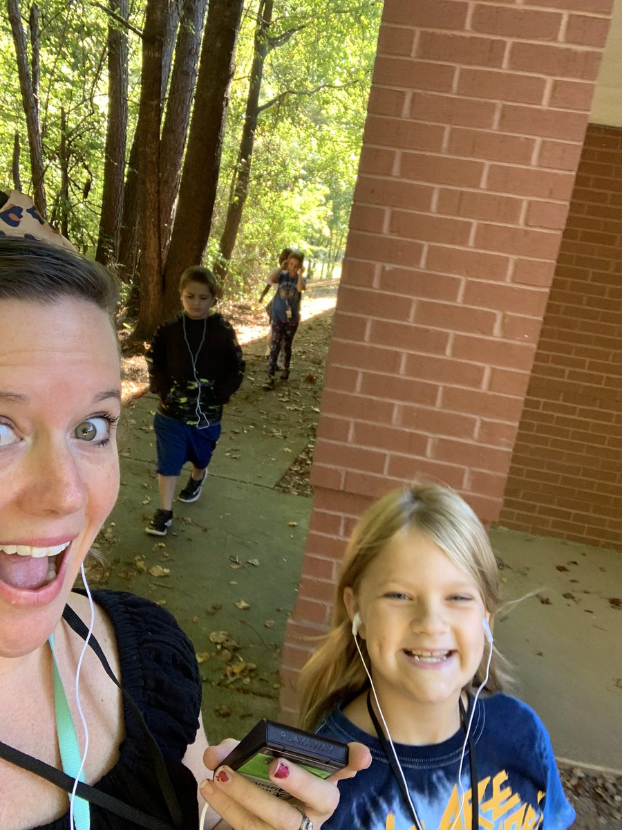 MMcmurtagh's tweet photo. Our first introduction walk! A beautiful fall day for some active learning! @CobbInTech @walkingclassrm @Teach_Serve @NicholsonEleme2 https://t.co/VASLtHRtMp