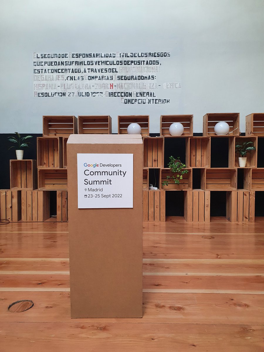 Getting ready for a Community Summit in Madrid 🤩 #GoogleDevCommunity @GoogleDevEurope <a href="/GDG_ES/">GDG Spain</a>