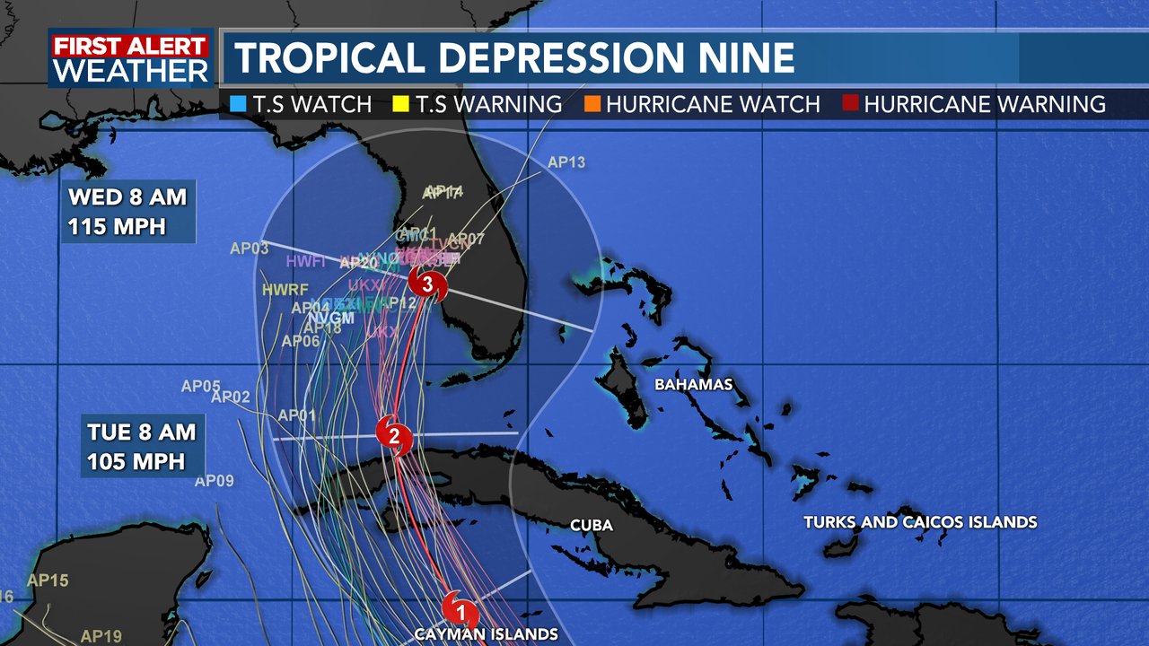 Wade Hampton on Twitter "Tropical Depression 9 formed earlier this
