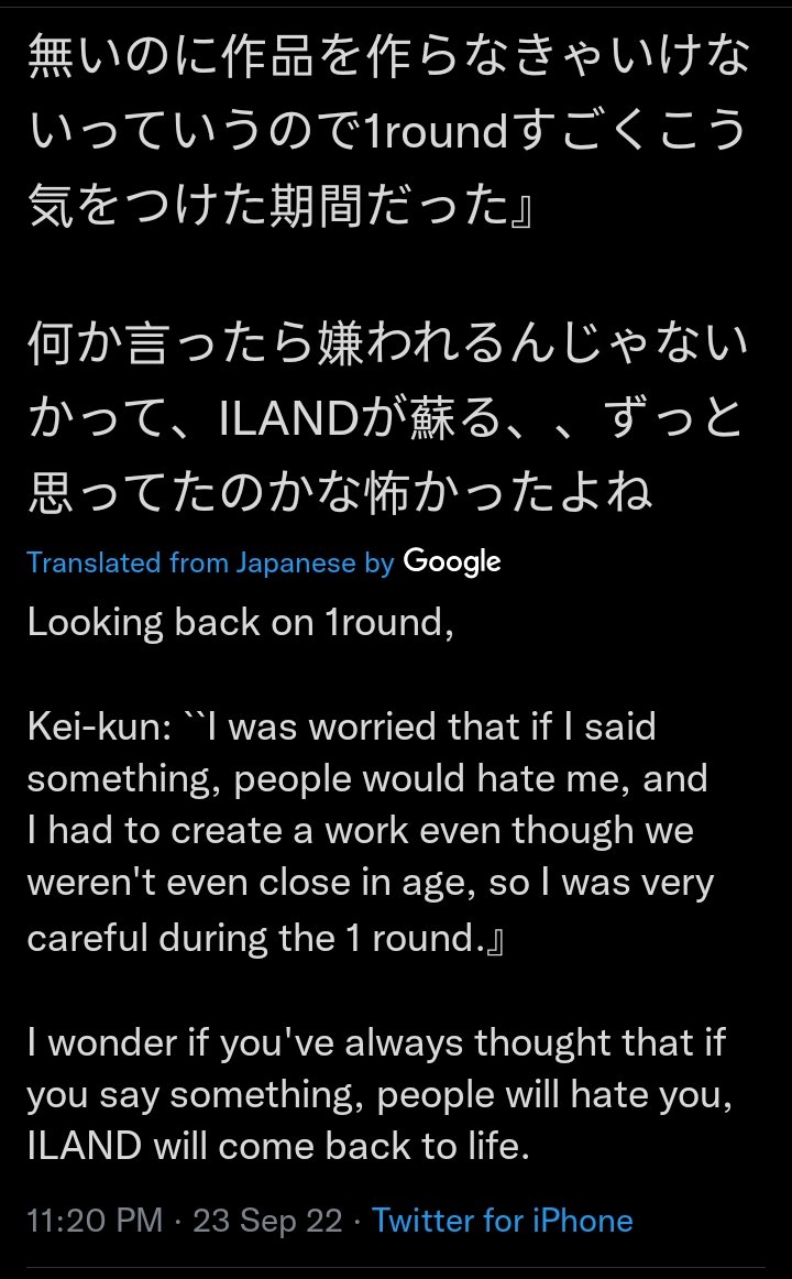 yudaibae's tweet photo. that shit eye show really traumat¡zed K coz just take a look and read this. he has come to a point that he needs to be careful of his words due to fear of getting h@te and getting judged over his words https://t.co/FbgOcNH7dI