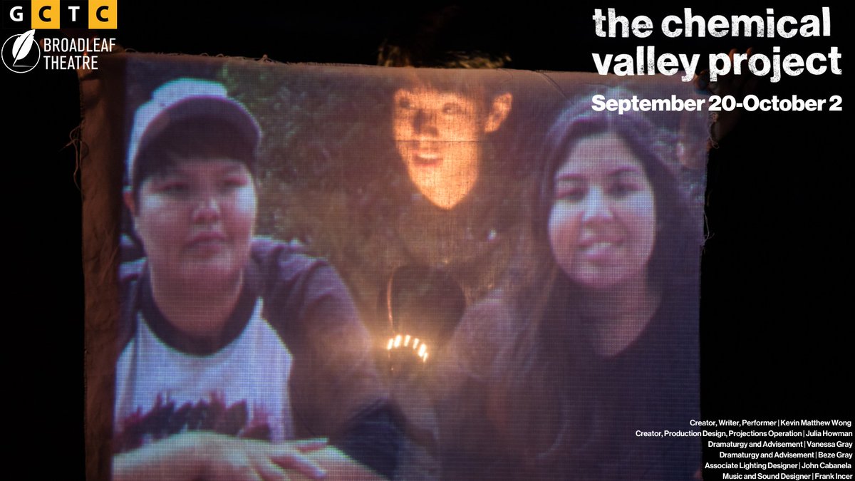 We want to share a huge thank you to everyone who joined us for opening night of "The Chemical Valley Project" and the 2022-2023 season. 

"The Chemical Valley Project" is on until October 2nd. 

Get your tickets at gctc.ca/shows/chemical…

Photo by Dahlia Katz.

#gctcCVP