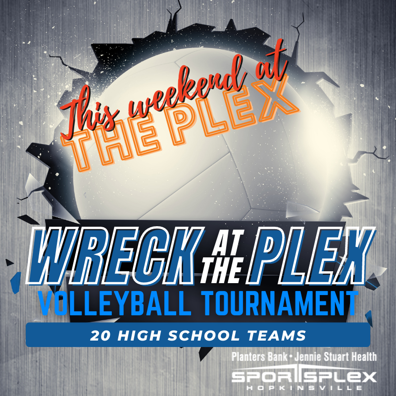 HopSportsplex's tweet image. 🏐 Come to #ThePlex to cheer on your favorite team at the #WreckAtThePlex volleyball tournament! 20 high school teams competing tonight and tomorrow!
- Fri Sep 23 - First game 6pm; Last game 9pm
- Sat Sep 24 - First game 9am; Last game 1:30pm
- $5 admission 
- Game Day Cafe