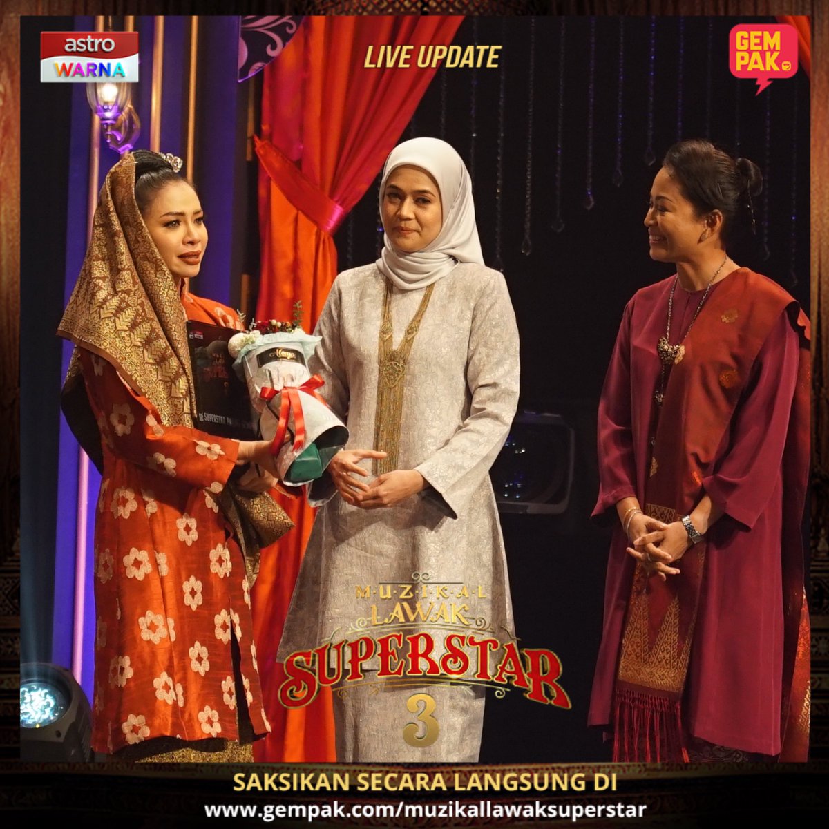 Astro_Gempak's tweet photo. #GempakLive : SUPERSTAR PALING GEMPAK @shihazikir 

Dapatkan Pek Premium 1 untuk penjimatan hebat. Hanya RM99.99/bln untuk 6 bulan! WhatsApp "NAK ASTRO" ke 03 9543 3838

#NowYouCan #NewAstroExperience #PekPrimary
#MuzikalLawakSuperstar3 #mls3 https://t.co/IN9ITfRJHc