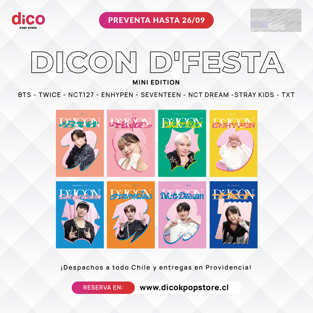 dico_store's tweet photo. Tenemos disponible en pre-venta "DICON D'FESTA MINI EDITION" para todos los grupos!
 Y puedes elegir tu portada de preferencia 😊

Conoce los detalles en nuestra web : https://t.co/ojzpNHICHs

#DICON #DFESTA #Kpop #tiendadekpop https://t.co/ymEO1dod7O