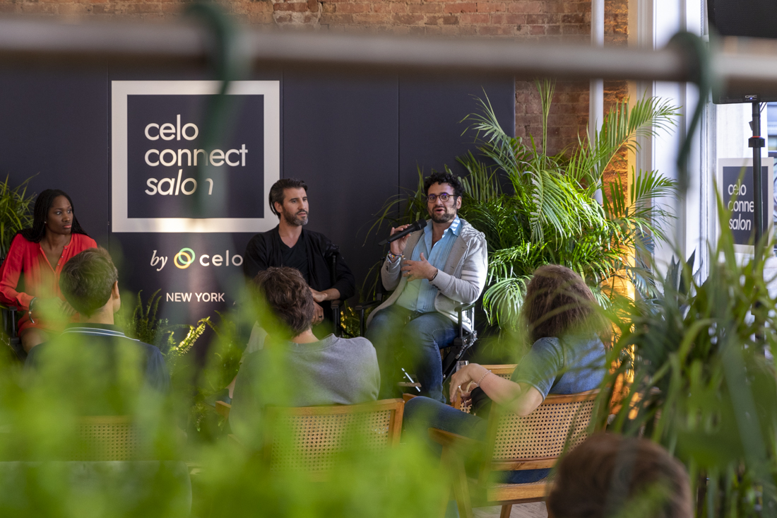 Celo's tweet photo. Celo is in NYC 🗽 #CeloConnect Salon

➡️ https://t.co/IpdFNBRAOV https://t.co/65wZlE0VkU