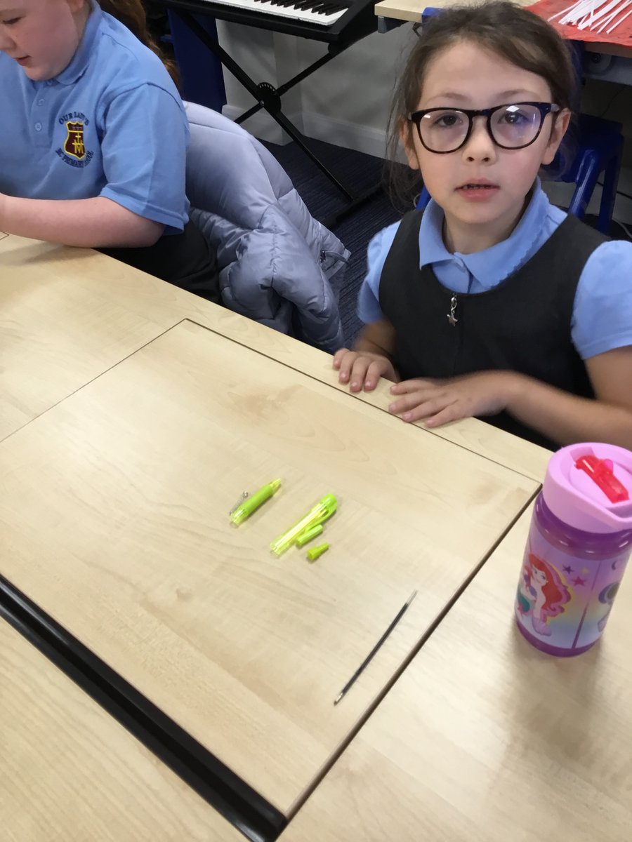 MrsTeahan's tweet photo. In engineering club we have looked at how pens have changed since 5000 BCE. The children have an engineering challenge. I wonder who will complete it first? @OURLADYSASPULL #ourladysdt https://t.co/8UP0C0M7xe