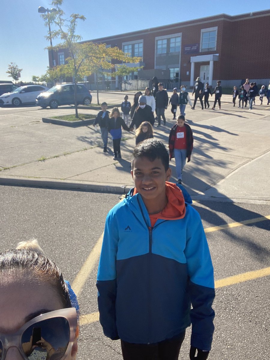 Beautiful day for our Terry Fox Run… our intermediate students paired up with their primary buddies! <a href="/StVeronicaDP/">St.Veronica</a>