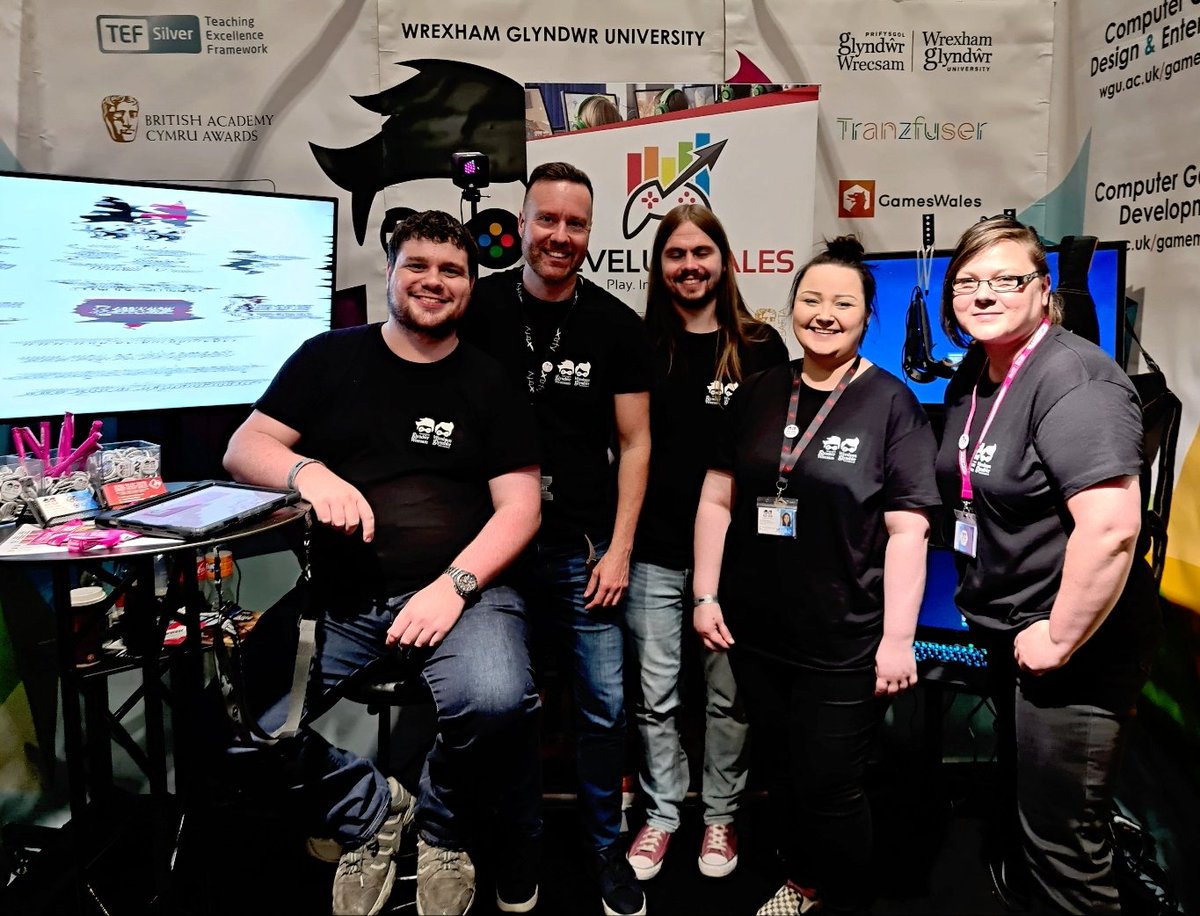 WrexhamGames's tweet photo. Hello from #EGXLondon! Come and chat with our award winning team about all things games related! #Career #gamedev https://t.co/HlYIr0ddZd