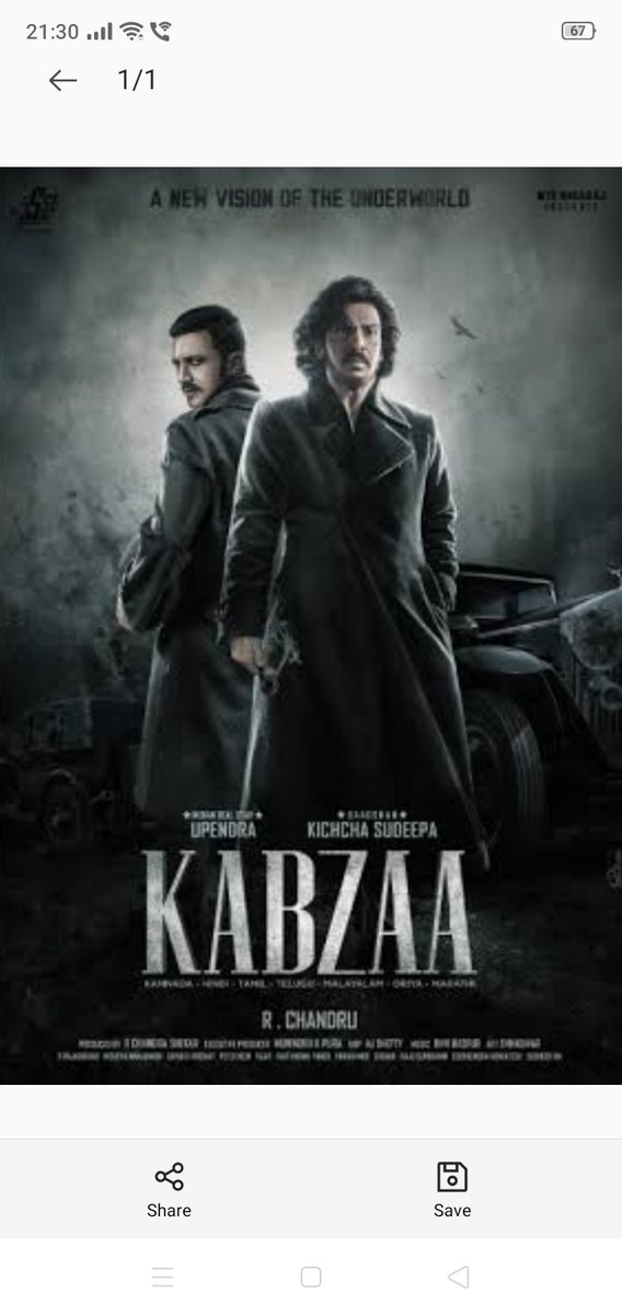 Akashdeep62836's tweet photo. #YashBOSS #Yash #Yash19 #Kgfchapter3 #KGF3  #Upendra  #KicchaSudeep #Prabhas #ProjectK #adhipurush #Spirit  #Ajithkumar #AK61 #Thunivu #AK62 
Which Is A MostAwaited Upcoming Movie In India? 
          RT🔄                       Like❤️
       #Kabzaa                  #Salaar https://t.co/jelCDdXzUL