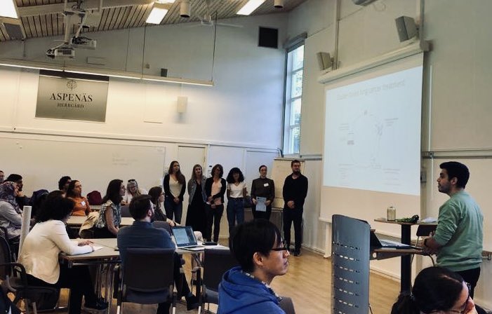 TietzeLab's tweet photo. The @TietzeLab says hi on twitter. What a successful @wcmtm_ugot kick off 2022 in Aspenäs, Lerum. Alesia winning the pub quiz and @Luisa_isa_beyer winning the “new collaborative project” pitch with her group. It was a great event! https://t.co/bqmrPQEs3l