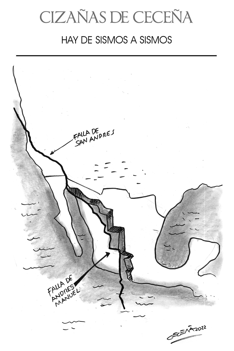 GilbertoCecenaN's tweet image. Cizañas de Ceceña: HAY DE SISMOS A SISMOS
