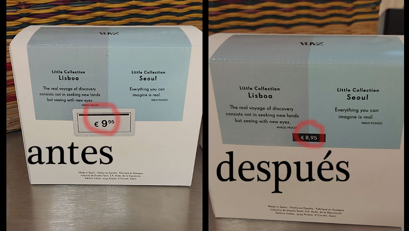 Juega al rasca y pierde Me encanta como "los grandes" gestionan la política de precios en plena crisis económica, pegatina incremento 10%, pura elegancia y saber estar con el momento actual.
#rascaypierde <a href="/ZARA/">ZARA</a> <a href="/zaraes/">Zara España</a>