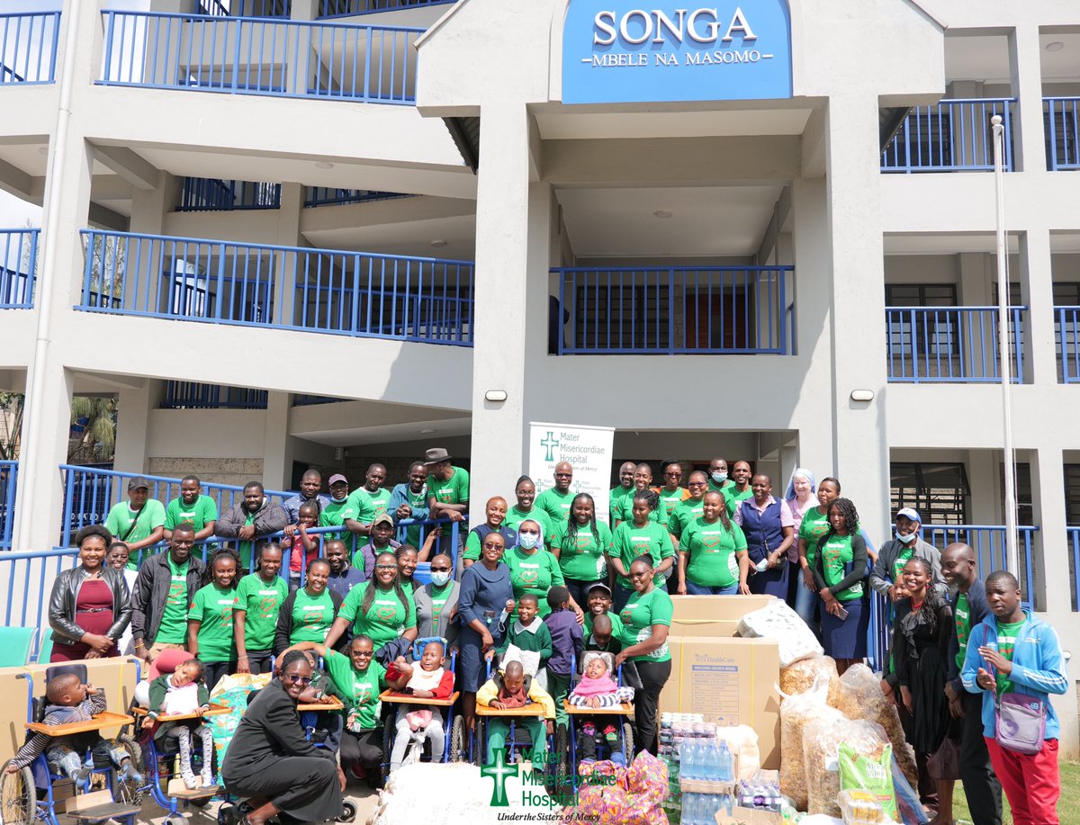 materkenya's tweet photo. It's 60 years since the inception of Mater Misericordiae Hospital; an incredible milestone! Additionally, our Catherine McAuley School of Nursing turns 50 years. We joined the less fortunate at Songa Mbele Na Masomo Children's Centre in Mukuru Slums in a week dubbed #7DaysOfMercy https://t.co/qV6FGQ4b33