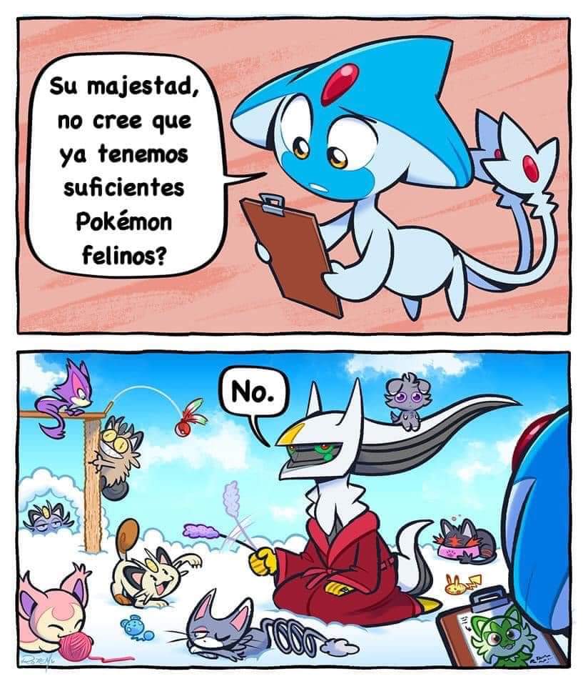 DungeonAndGeeks's tweet photo. ¿#Arceus es Crazy Cat Lady? https://t.co/zcs5japX9A