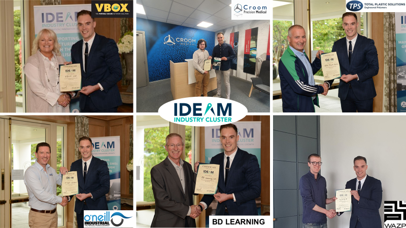 IDEAMCluster's tweet photo. Next cluster members to receive their certified membership packs are:
✅#VBOXltd
✅@CroomPrec_
✅#TotalPlasticSolution
✅#ONeillIndustrial
✅#BDLearning
✅@WazpWorkLive https://t.co/UkLoSJM43a