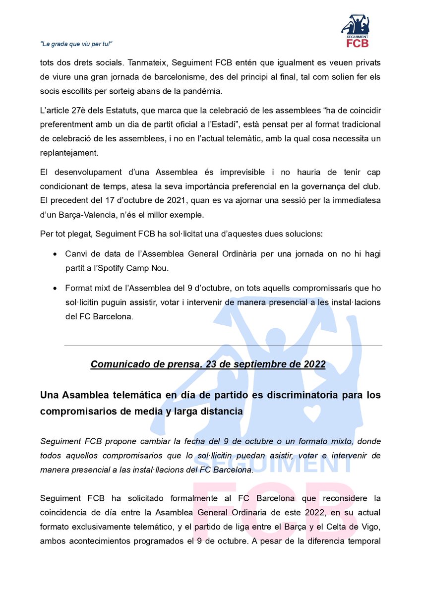 SEGUIMENT FCB tweet media