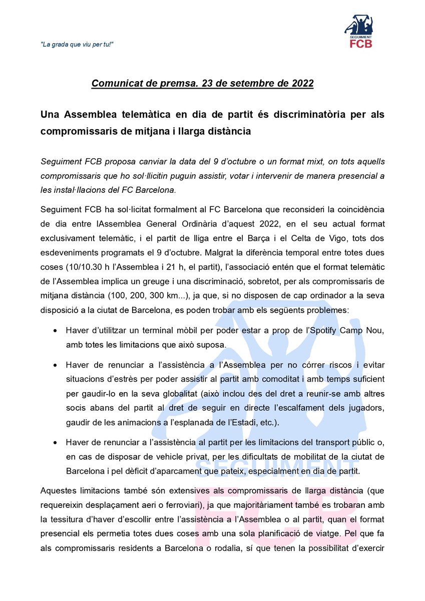 SEGUIMENT FCB tweet media