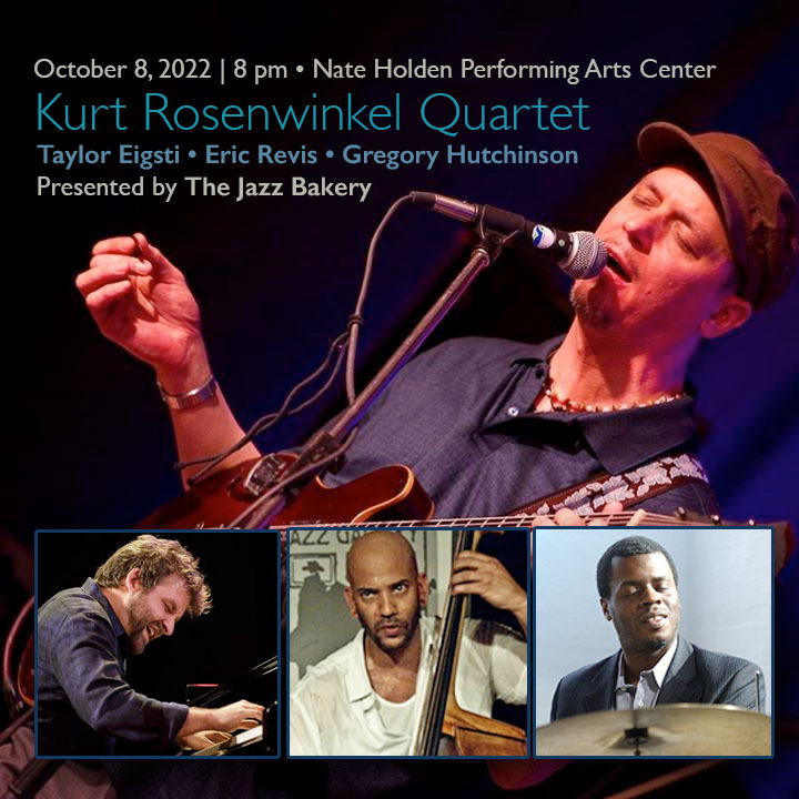 Tonight, <a href="/TheJazzBakery/">The Jazz Bakery</a> hosts <a href="/TheCookersMusic/">The Cookers</a>, and then on October 8 it's <a href="/kurtrosenwinkel/">Kurt Rosenwinkel</a> (with <a href="/tayloreigsti/">Taylor Eigsti</a>, <a href="/EricRevisBass/">Eric Revis</a>, <a href="/Hutchmaniac/">gregory hutchinson</a>) both at Nate Holden Performing Arts Center in L.A. Read a preview about the bands at theatertimes.org/october-2022#r… .