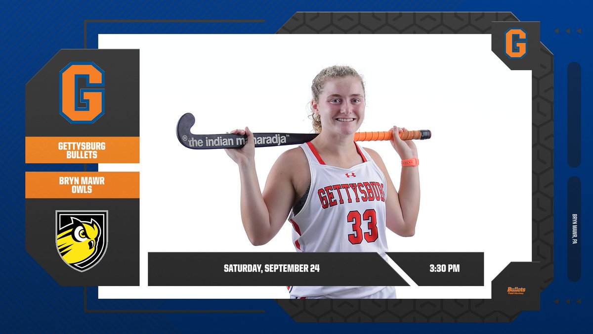 gburgbullets's tweet photo. Field Hockey opens @CentennialConf competition today at Bryn Mawr! Game time is 3:30 PM. πΆπ·#GoBullets #BulletsFH https://t.co/ztHti8CY5V