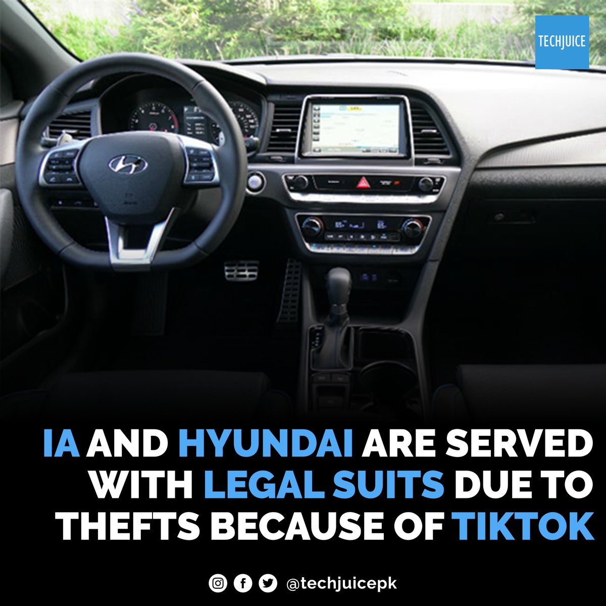 TechJuicePk's tweet photo. KIA and Hyundai have been served a class action lawsuit by three people who claim their cars were stolen as a result of the viral Kia Challenge on Tiktok
Read more:https://t.co/a2BWl7J9fG
#KiaChallenge #Tiktok #kiatiktok #kiatheft #KiaSportage https://t.co/FKo1JEQRqx