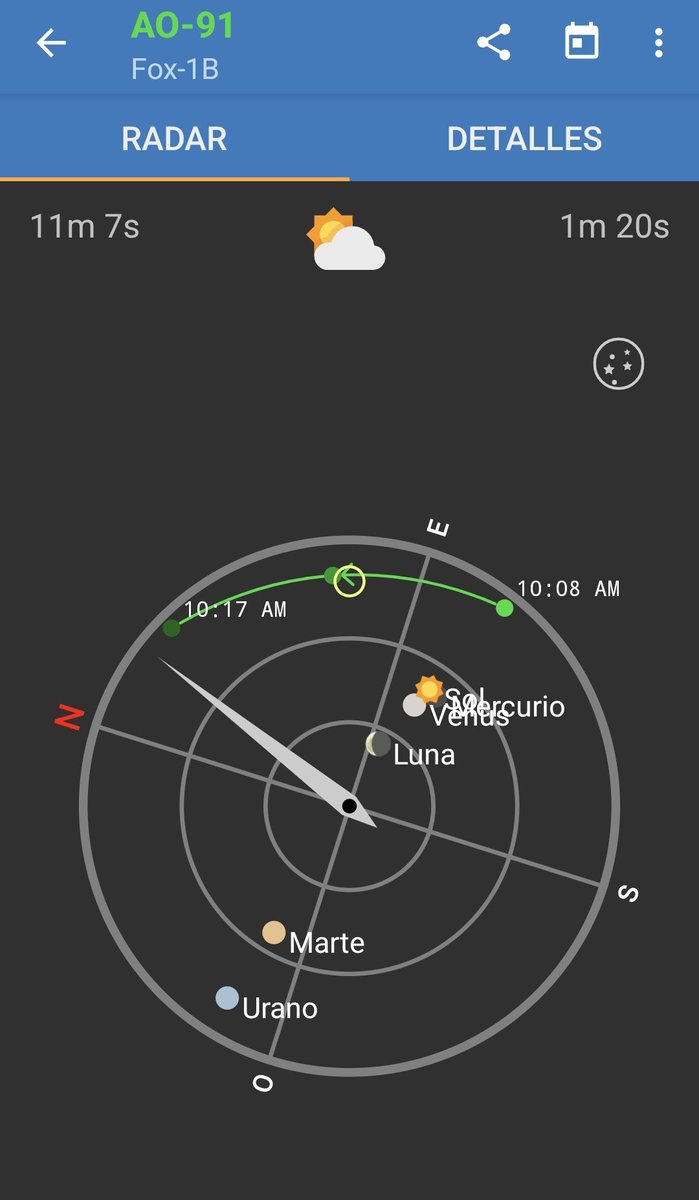XE1BJ_HEBER's tweet photo. A0-91 sat 🛰🛰 pass today 23-09-22
15:08z
5° elevation
IN LOG
@LG_NP3V
@evaparaiso18 #YV5EVA
@DYv4gmg
@OctavioAraya #TI3ATS
@ac9o_Paul
#N8AJM
My set Kenwood THD72, @arrowantenna
Thanks for the contact
QSL in LOTW
73!! https://t.co/380PwVkS1I