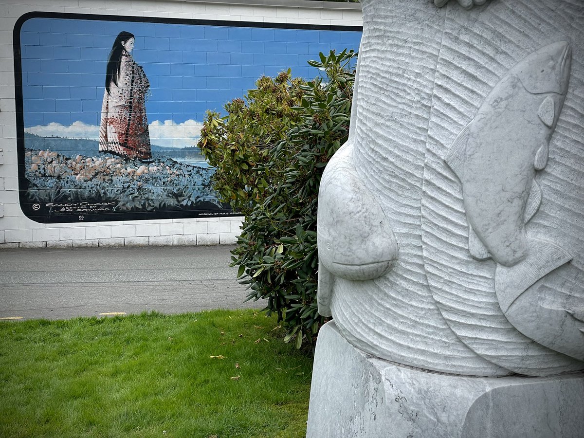Stasher_BC's tweet photo. The view from this mornings dog walk in Chemainus. #FestivalOfMurals #UrbanArt #walkablecommunity https://t.co/IL30cdmOfV