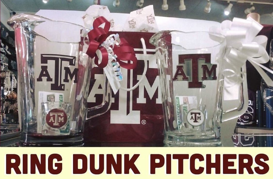 Ring Day is back!!
Congratulations, Aggies!! We've got the pitcher
perfect gift for all your festivities! 🍺 👍🏼 🎉 
#GIGEM #RINGDAY #aggies #WHOOP