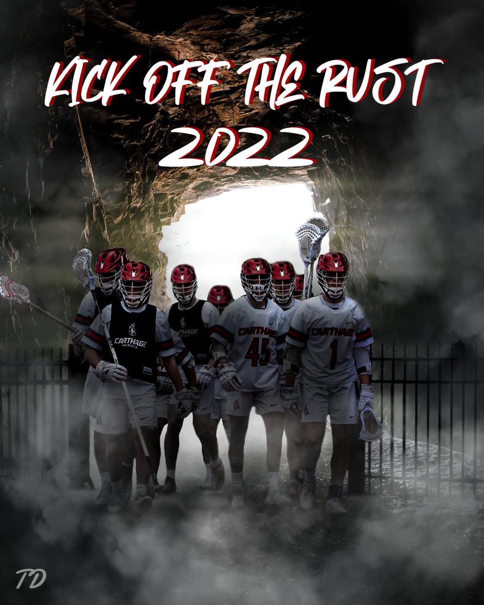 carthage_mlax's tweet photo. We finish the week with our annual Kick Off The Rust Intrasquad Scrimmage! 

First FO is set for after 8pm on AKF! https://t.co/OpMCoSYxhX
