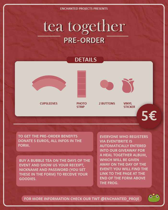 Enchanted_Proje's tweet photo. hi blackroses 🌹
we are happy to announce our first cupsleeve event in berlin. if you want to support this project you can donate now and save yourself the preorder benefits. you can find all relevant infos in the pics and in our donation form below. 
#bubbleTEAtogether #TheRose https://t.co/ASBgljKF1y