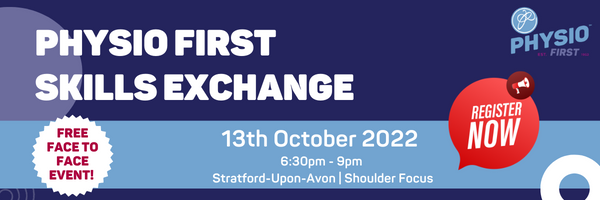 PhysioFirstC's tweet image. NEW FACE TO FACE EVENT! 📣

Open to all Physios, whether in private practice, independent hospitals or NHS. We're tapping into the wealth of experience and knowledge amongst us all, by facilitating case scenarios and practical demos: bit.ly/3RWbKTa  

#pfskillsexchange