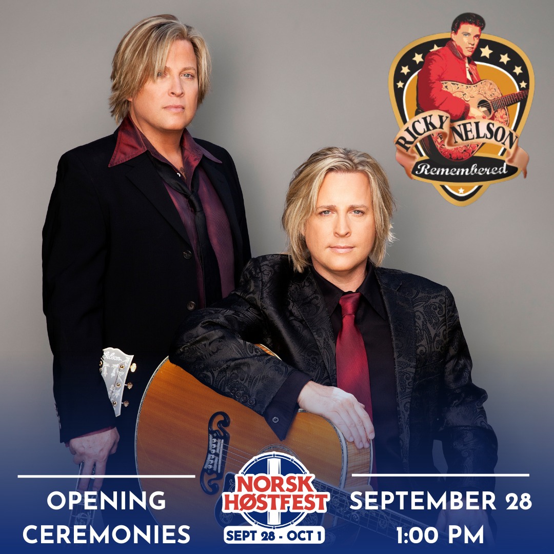 MatthewandGun's tweet photo. Mark your calendars for September 28th! Ricky Nelson Remembered is coming to @NorskHostfest See you soon North Dakota 🍻
Make sure to check out Bandsintown to find upcoming shows and get tickets👇
https://t.co/Nipn1ak55y
#nelsonbrothers #rickynelson #norskhostfest https://t.co/QUFYXBlCSR