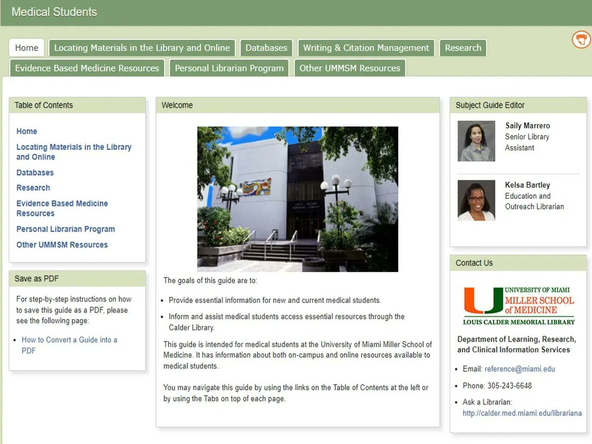 CalderMedLib's tweet image. The Guide for Medical Students contains relevant information, including lists of books and e-books for your courses, multiple online databases, and other valuable information. #MedicalStudents #CalderLibrary #MedicalLibrary