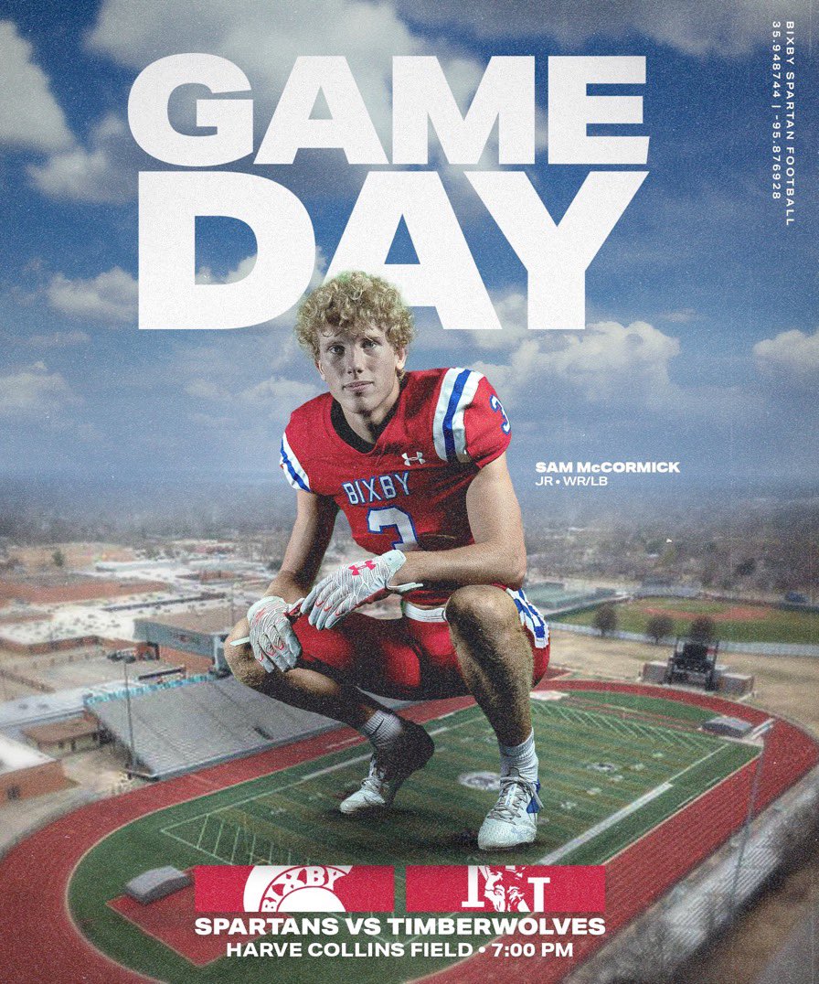 GAME DAY AGAINST NORMAN NORTH 🏈🏈🏈 KICKOFF AT 7!!! THEME BLUE OUT 🔵🔵🔵 GAME IS AT NORMAN HIGH DONT GO TO NORMAN NORTH!!!
