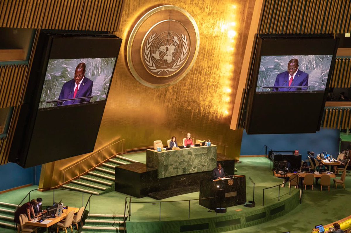 dr_mpango's tweet image. Nimeshiriki na kuhutubia Mkutano wa Baraza Kuu la 77 la Umoja wa Mataifa (UNGA) unaondelea Jijini New York nchini Marekani ambapo nimemuwakilisha Rais wa Jamhuri ya Muungano wa Tanzania Mhe. Samia Suluhu Hassan.