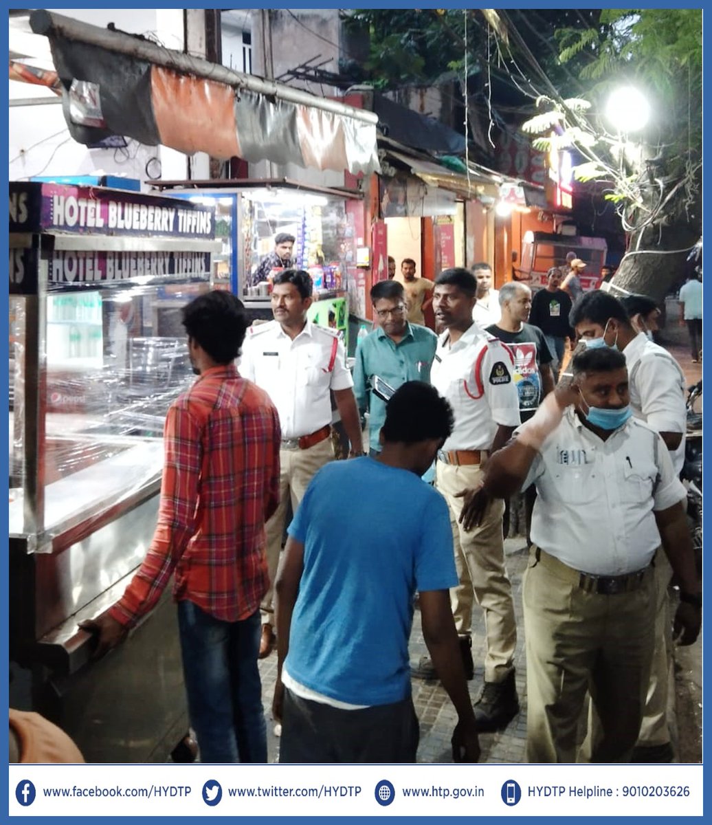HYDTP's tweet photo. #HYDTPinfo
Today, Narayanguda Traffic Police, conducted Operation ROPE (Removal of Obstructive Parking and Encroachment) at Himayath Nagar Y Junction to Telugu Academy Lane and booked cases against the violators.
@JtCPTrfHyd https://t.co/RTxd8BMAeX
