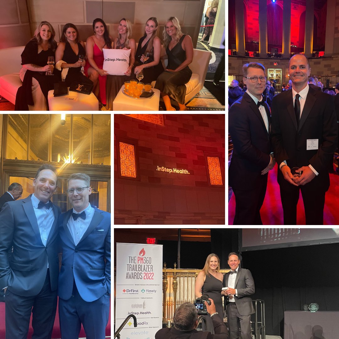InStepHealth's tweet photo. Another evening in the books! Thank you to PM360 and all that made it to this year's 2022 Trailblazer Awards Dinner &amp; Gala, what a great night! https://t.co/fNX1NK59ac