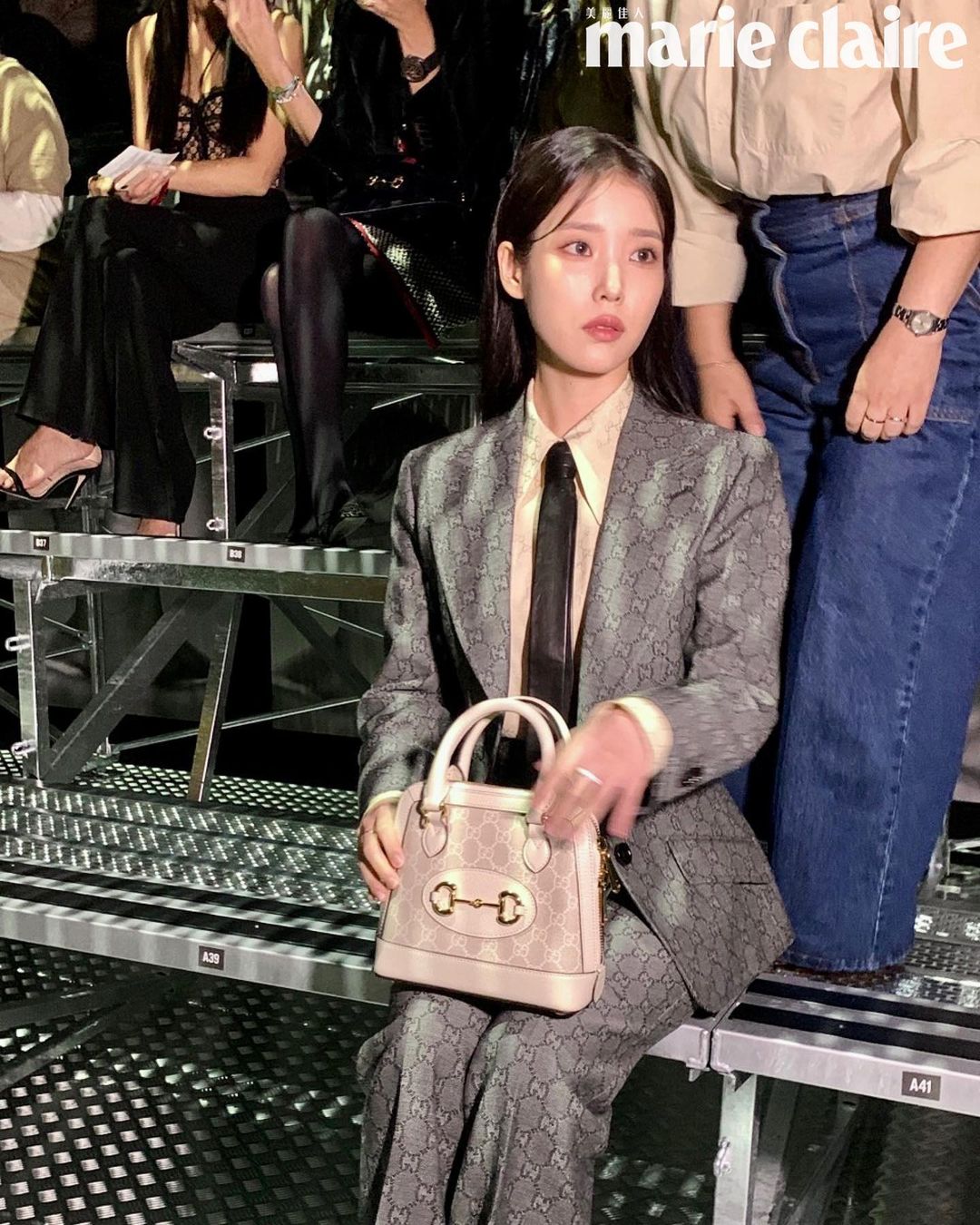 KGB.🕵️‍♀️ wonderwhen on Twitter "아이유 220923 IU at the Gucci Fashion