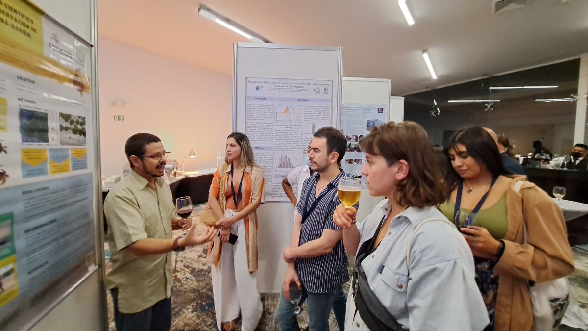 funcoriacea's tweet photo. Muy orgullosos y contentos de poder compartir un pedacito del trabajo de práctica social de John E. Úsuga en el XIX Congreso Latinoamericano de Ciencias del Mar #Colacmar en Panamá 🇵🇦
Un agradecimiento especial a @CM_Botero de @gisisco por la representación
@CoibaAIP 
#seaturtles https://t.co/Ck9F5P0ZtY