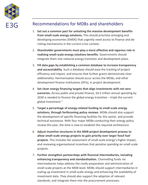 FactFisching's tweet photo. At the @IEA_ISGAN_ & #GPFM event @#GCEAF: Exciting technical work on smart grids ramping up.
Our analysis shows that decentralised solutions are systematically underfunded by MDBs. @ndb_int are one of the few leaders.
Check out our 7 recommendations on how to change that! https://t.co/otH1SqfPNe