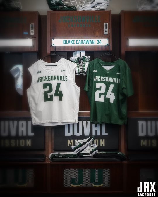 I would like to announce my commitment to further my academic and athletic career at Jacksonville University. I am honored and beyond blessed for this opportunity and I cannot wait to make everyone that helped me along the way proud.<a href="/JAX_MLAX/">Jacksonville Men's Lacrosse 🥍</a> <a href="/ResoluteLax/">Resolute Lacrosse</a> <a href="/Stallionslax/">Stallions  lacrosse</a>