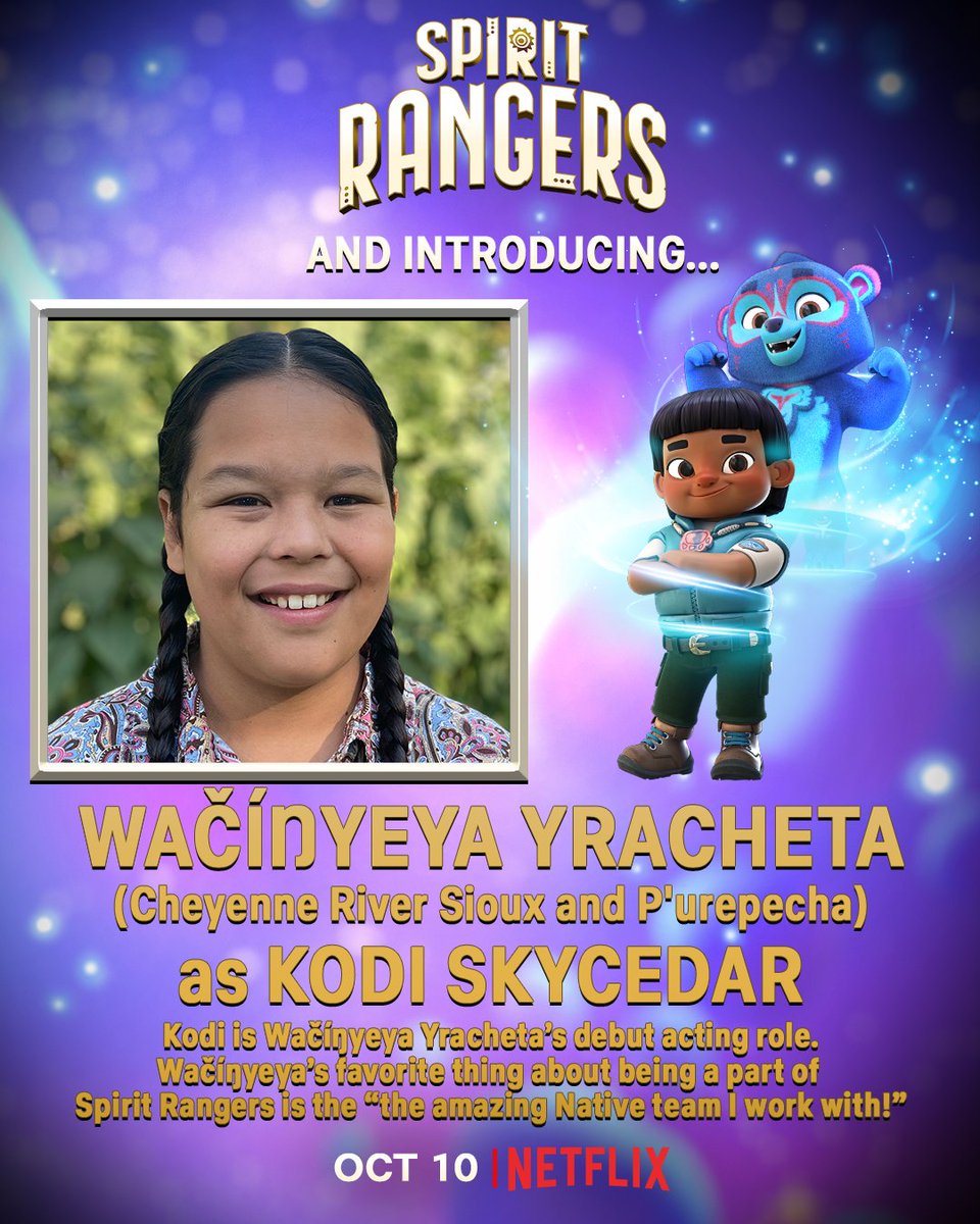 joeytainment's tweet image. Get to know the Native kids starring in Spirit Rangers! They’re so nice and good at acting. Cast these Native babies in everything!
#SpiritRangers