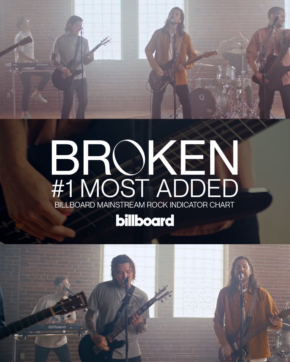 TDWPband's tweet photo. So stoked that BROKEN is tearing up the rock radio charts! 📻 please please call your local station and ask them to play it 🙌 https://t.co/baBQPeo7aD