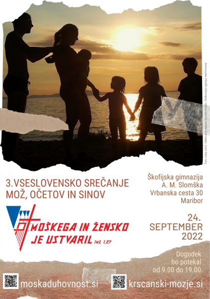 katoliskacerkev's tweet photo. #Jutri #24september bo v #Maribor 3. vseslovensko srečanje mož pod geslom Jaz in ona; »Moža in ženo ju je ustvaril« (1 Mz 1,27). Sveto mašo bo daroval mariborski nadškof metropolit msgr. Alojzij Cvikl: https://t.co/Ch2890aeVb https://t.co/VDwGM9ZfMM